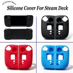 Split Anti-slip Dot Silicone Protective Case For Steam Deck Handheld Game Console Shockproof Cover Multi Color