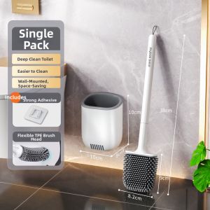 Joybos | Wall-mounted No-Dead-corner Toilet Brush Home Use