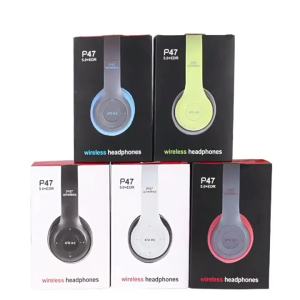 ขายร้อน [ จัดจากจีน ]2025 สินค้าใหม่ P9 หูฟังบลูทูธแบบครอบหู หูฟังไร้สายพร้อมช่องเสียบการ์ด หูฟังเกมเบสหนักพับได้ ผู้ผลิตเอกสิทธิ์ JK