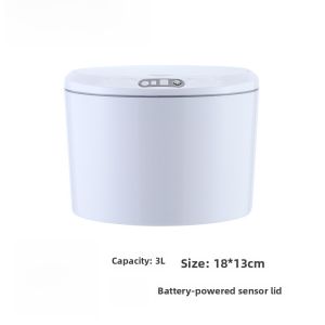 Smart Sensor Desktop Trash Can Office Home Car Storage Box Table Automatic Small Trash Can Plastic Material 14L Capacity