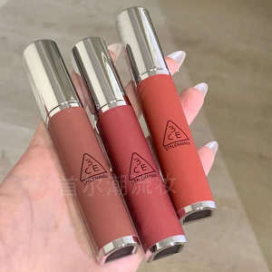 ✴3ce New Milk Lip Mud Lip Glaze Rust Brown Vintage Velvet Matte White Maple Cinnamon Lasting Brownie Womenღ