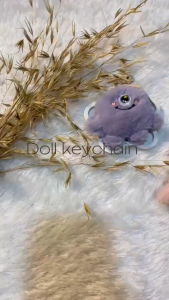 HOKKIE GT2119 Gantungan Kunci Lucu Cute Boneka Tas Hiasan Monster Kecil Bulu Halus Boneka Doll