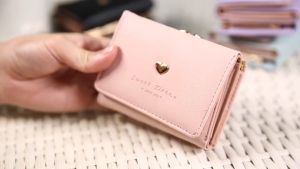 YBOS - D285 Dompet Wanita Dompet Lipat tiga Dompet Perempuan Dompet Kartu