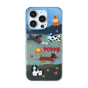 Cartoon Oil Painting Dog Pattern Full Cover Mobile Phone Case for OnePlus Ace5 pro Oneplus Ace Speed Competition Ace3 V2 V1 11