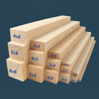 Pine Wood Strips DIY Craft Building