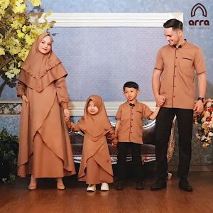Sarimbit Keluarga Lebaran ARRA Ar Rahmah Milo Baju Couple Keluarga Lebaran