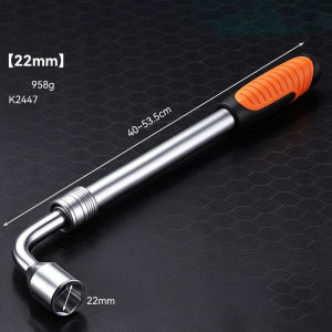 Telescoping Lug Wrench Set With Rubber Handle Comfortable Grip Multi Socket Auto Motorcycle Tire Repair Maintenance Tool