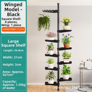 Modern Simple Indoor Balcony Planter Rack Multilayer