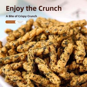 Seaweed Sesame Flavored Snack Twists Individual Packings