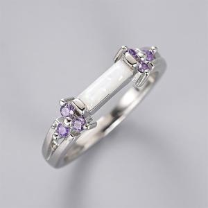 Huitan Thin Versatile Women Ring Imitation Opal Elegant Wedding Daily Versatile Accessories Inlaid Shiny Purple CZ Chic Jewelry