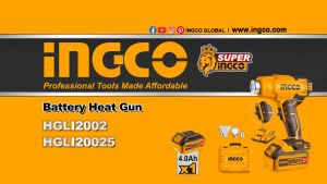 INGCO Cordless Heat Gun HGLI20025 • Tm ss