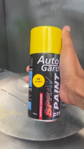 AutoGard Art Yellow AG-342 Cat Semprot Akrilik Mobil Motor Helm Grafitti Vas Bunga Pot Tanaman Kursi Meja Tembok Kayu Besi Plastik