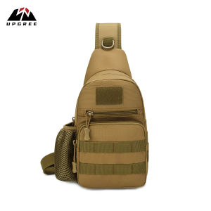 UPGREE Multifunctional Chest Bag Men Outdoor Hiking Bag Waterproof Travel Shoulder Bag Large Capacity Lightweight Sports Fitness Backpack Casual Shoulder Bag School Bag Camping Bag