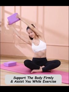 EVA yoga block Foam Bricks Exercise equipment High-density Stretching Tool Exercise equipment