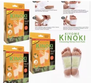 [5 Dos isi 50 biji] KINOKI Detox GOLD Foot Patch Kinoki Koyo Gold Detox Foot Ginger Pads Koyo Penyerap Racun Tubuh Kesehatan