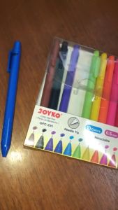 Pulpen Gel Joyko GPC-295 10 Warna 0.5mm / Set