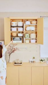 Kitchen Rack Stackable Plate Rack Kitchen Cabinet Shelf Spice Rack Organizers Adjustable Extendable