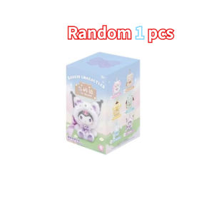 Sanrio | 2026 New Kuromi Fox Island Series Vinyl Plush Blind Box Cute Cartoon Hello Kitty Kuromi Pendants Girl Bag Ornament Toy Gifts