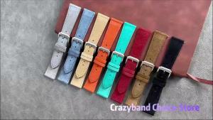 Quick Release Cowhide Leather Watches Strap 18mm 19mm 20mm 22mm for Casio for Seiko for Tissot Band Business for Women Men Wrist