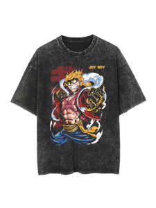 Bandai | ONE PIECE 2026 New Hot One Piece Gear 5 Bounty Poster T Shirt Anime T-Shirt Designer Illustration Pattern Street Harajuku Summer