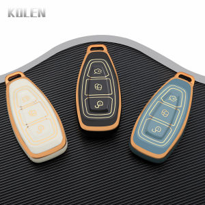 TPU Car Remote Key Cover Case Shell Fob For Ford Fiesta Focus 3 4 Mondeo Ecosport Kuga Focus C-Max ST Escape Key Protect Holder
