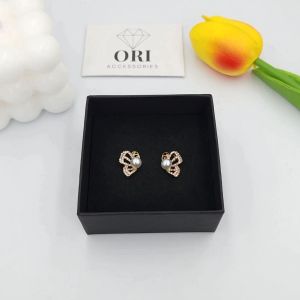 Bông tai nữ Cánh bướm đính ngọc Aliyah xinh xắn ORI ACCESSORIES B120