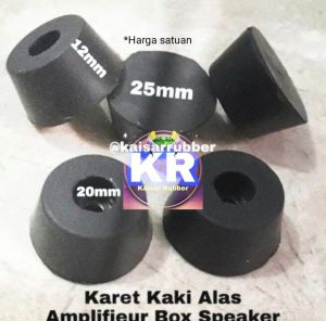 Alas Karet Bantalan kaki Amplifier Ahud Besar Audio Box speaker Mixer Harga 50 Pcs