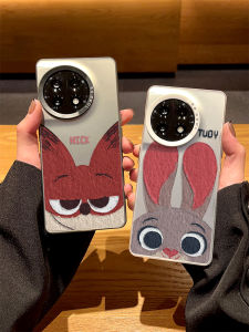 OnePlus Ace6 Phone Case Cute Nicky Judy Couple Design Matte Laser Engraving Womens Mens Protective Cover Hard Shell for Oneplus ACE5