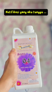 Parfum Laundry Jannah Aroma 04 Pengharum dan Pelicin Pakaian 3 in1