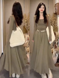 GATTIBOR | Đầm Dài Tay Elegante