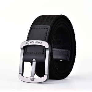 Smooth Buckle Leather Belt for Men