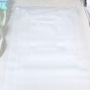 MallMainan-C33 Ziplock Bag Polos Travel Pouch Tas Penyimpanan Pakaian Anti Air / Tas Make Up Tas Kosmetik Serbaguna Pouch Zip Lock Organizer Bag