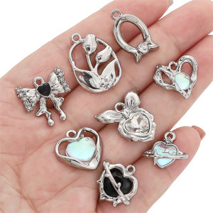 คออุปกรณ์สร้อยคอใหม่ 1ชิ้น เสริมหูเครื่องลาง โลหะผสม เป็นเอกลักษณ์ สร้อยข้อมือ คอเครื่องประดับหูเสน่ห์ เป็นเอกลักษณ์ สร้อย คอ และสร้อยข้อมือสร้อยคอ