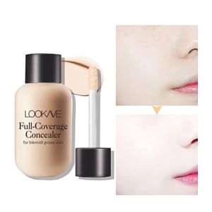 👑ES 95 High Coverage Liquid Concealer For blemish prone skin Face Eye Lip Waterproof Makeup 12g全托管小奶瓶遮瑕液轻薄服帖遮瑕膏遮痘印黑眼圈