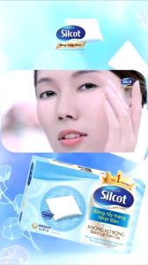 Bông trang điểm (bông tẩy trang) Silcot 82 miếng/hộp