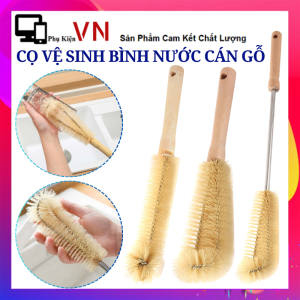Cọ Rửa Ly Cán Gỗ  Cây Rửa Ly Cốc  Bàn Chải Vệ Sinh Bình Nước Cán Cầm Tay Bằng Gỗ Có Móc Treo Đa Năng - Dụng Cụ Cọ Rửa Bình Sữa   Bình Giữ Nhiều Nhiều Size - Cọ Rữa Ly Cốc