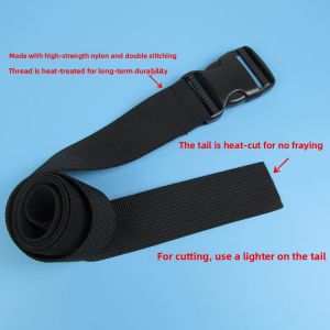 Elastic Magic Tape Strap Self-Adhesive Extendable Binding Belt Fastening Leg Strap Reversal Buckle Fixing Waist Belt