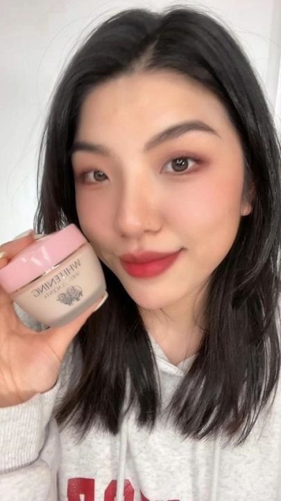 Andrea Secret Foundation Cream Sheep Placenta Whitening Anti-oxidation Beauty Make Up 78g AN023
