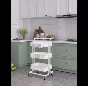 ( BISA COD ) PROMO RAK SUSUN TROLI 3 SUSUN / RAK PENYIMPANAN / RAK DAPUR SERBAGUNA / RAK SUSUN PLASTIK / RAK PORTABLE RODA / TROLI PENYIMPANAN SERBAGUNA / RAK SUDUT KAMAR MANDI / RAK RODA PENYIMPANAN MAKANAN / RAK KAMAR MANDI