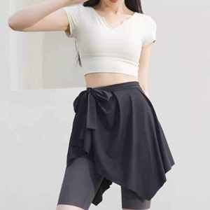 Quick Dry Dance Yoga Fitness Half Body Butt Covering Skirt Shark Skin Pants Womens Breathable Summer Yoga Shorts