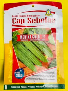 Benih Pare MEDIKA GOLD F1 isi 10gram Cap Sebelas MANTAB