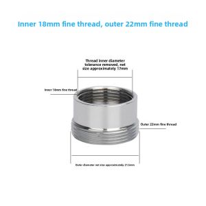 SINAIER | Water Faucet Adapter with Aerator and Thread Conversion