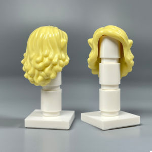 MOC Small Particle Building Blocks Elf Ears Hair Accessories for Dolls Compatible Crown 19204pb01 Toy for Children over 6 Years Old