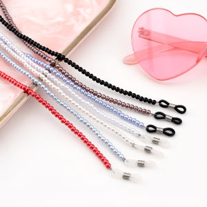 โซ่แว่นตาไข่มุกเทียมสำหรับผู้หญิง YJL10แว่นตาเรียบง่ายที่แขวนส่วนบุคคล