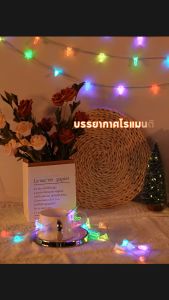 MODI ไฟเส้นกระพริบUSB ไฟระย้า ไฟแฟรี่ ไฟคริสต์มาสตกแต่ง ไฟกระพริบโซลาเซล ยาว10เมตร หลากสีRGB พร้อมรีโมทคอนโทรล ไฟตกแต่งปีใหม่ คริสมาส ไฟประดับปาร์ตี้