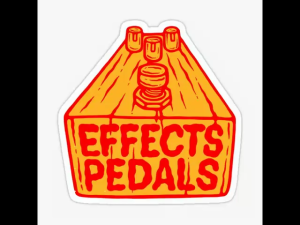 Custom Guitar Pedal Vinyl Sticker Decals - Aesthetic Guitar FX Pedal Art Decal Stickers for Laptop Journal Tumbler Phone Case Guitar Case | Mini Effect Pedal Illustration Pre-Cut Waterproof Vinyl Decal Sticker Pack 2026