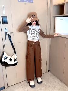 (COD) SC - 1770 NELYA Setelan Cargo Anak Cewek / OOTD Fashion Ala Korean Style / Fashionable Anak-Anak / Grosir Baju AnakTermurah / One Set AnakCewek Cowok / Pakaian AnakTrendy (PICO KIDS)
