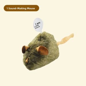 hipidog | Interactive Cat Toy Realistic Small Mouse Design Keeps Your Cat Entertained And Exercised Essential Cat Supplies For Pet Owners