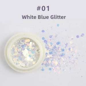 Colorful Fish Tail Sequins Mermaid Princess Makeup Shell Facial Decoration Double-sided Adhesive Fish Scale Beauty Tool