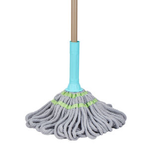 Manual Water Mop Self-Winding Handless Old Fashioned Rotating Plain Cloth Floor Cleaning Lazy Person Drag Clean 2024 New Model